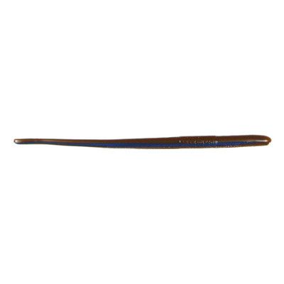 Roboworm Straight Tail Worm, 6'' Blue Crawler 10pk