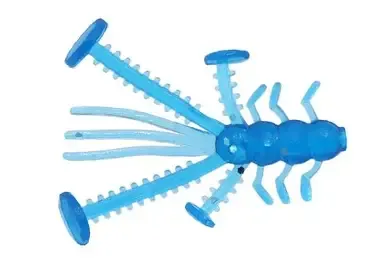 EUROTACKLE CRAZY CRITTER 1.1" 8PK BLUE SF