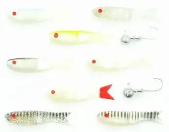 Lit'l Fishie Creme Jighead Chart/Silver