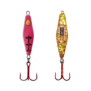 rattlin blade spoon glow red/gold tiger 1/16th