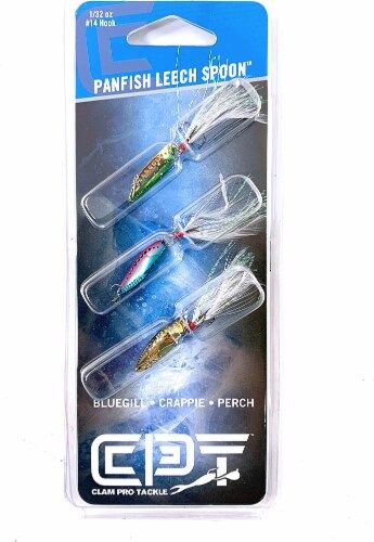 panfish leech flutter spoon 1/32