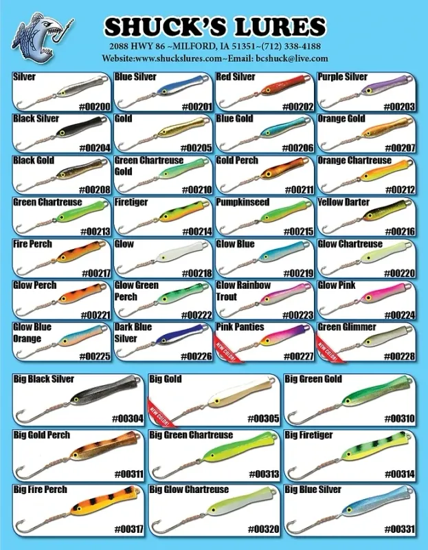 Shucks Jigger Lures Large