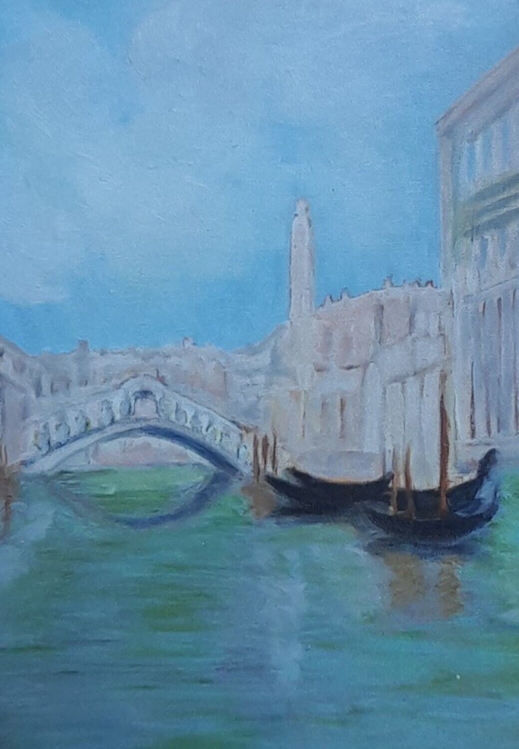 Rialto- oil on canvas cardboard- 25x35