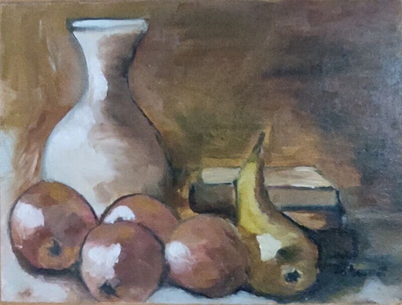 Still life - Oil on canvas cardboard - 40x30 - 2014