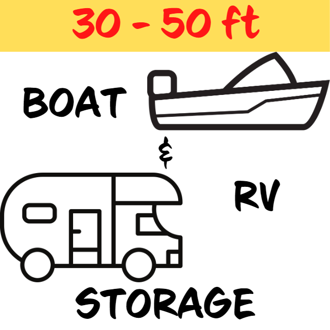 Outdoor Storage - 30 - 50 ft (Monthly)