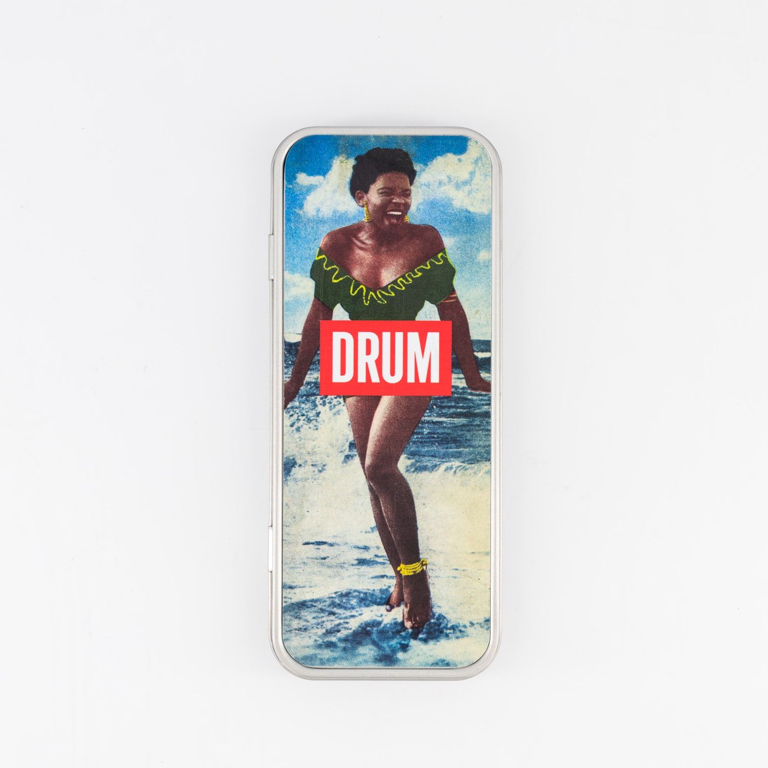 Vintage Pencil Tin : Beach Beauty