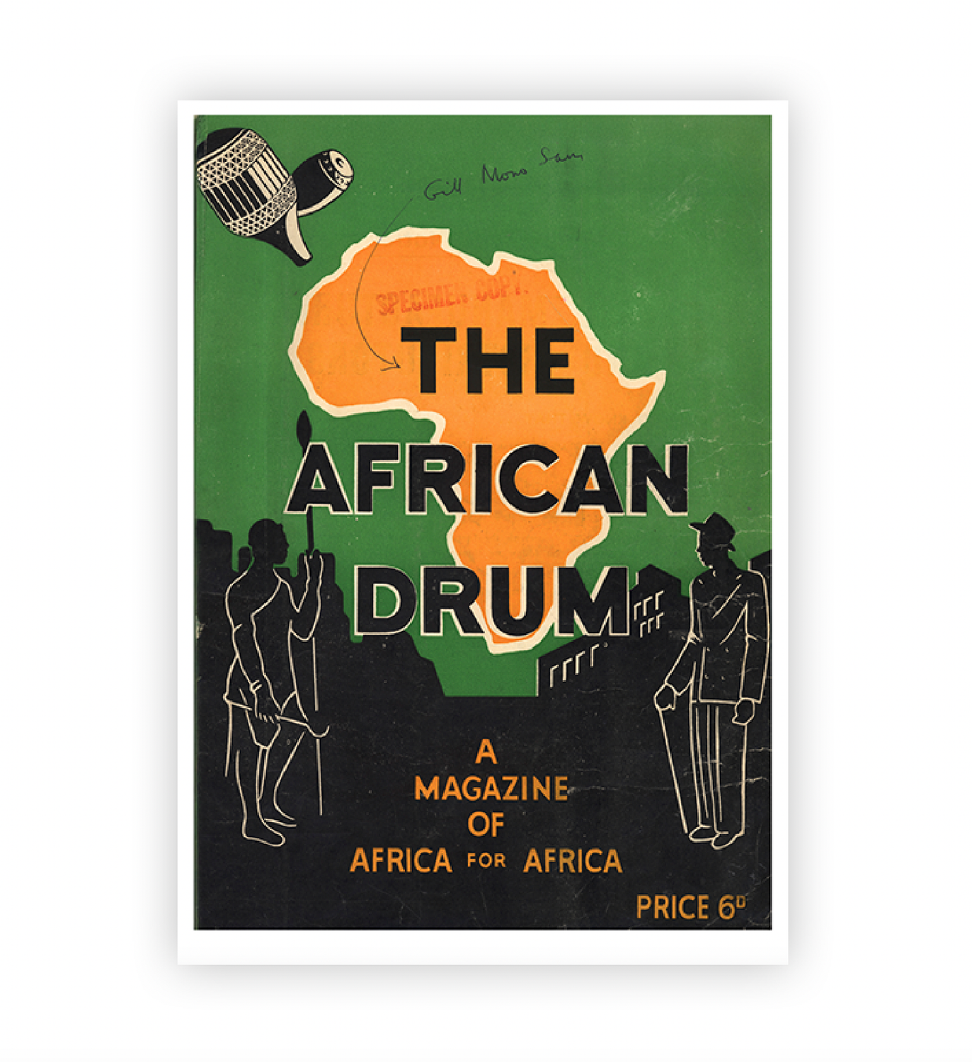 African Drum Poster