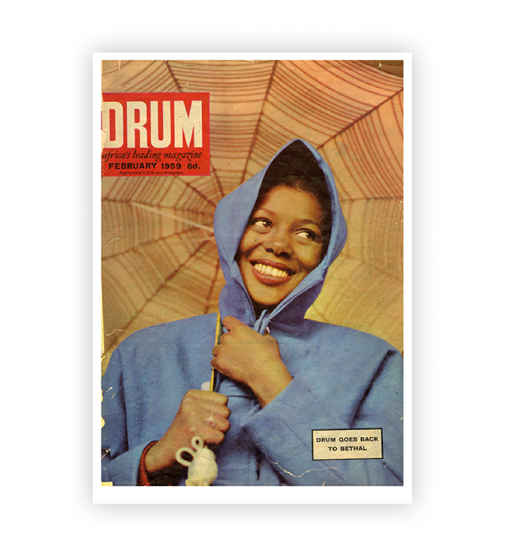 Ruth Nkonyeni -Lady with Umbrella Poster