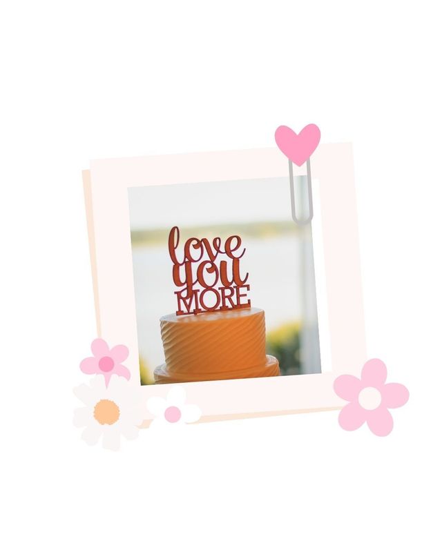 Personalised cake Topper
