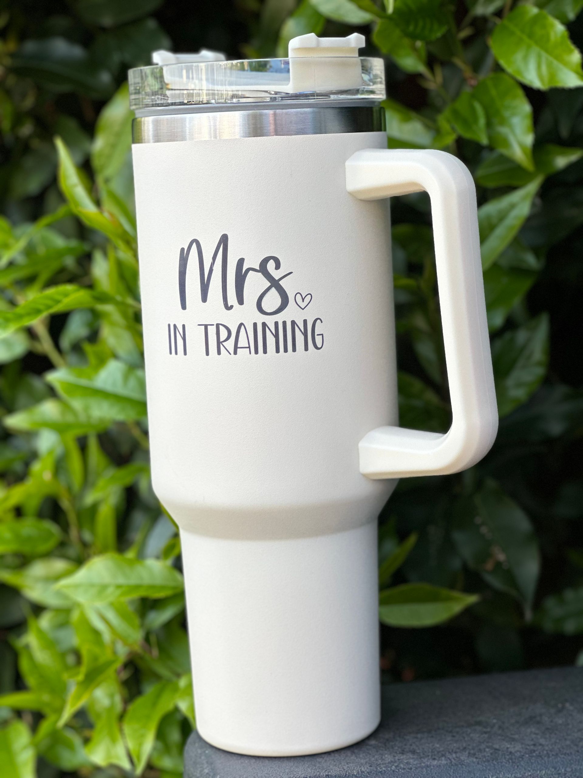 'Personalise me' Drink cup + straw