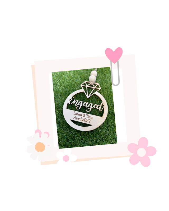 Personalised engagement gift