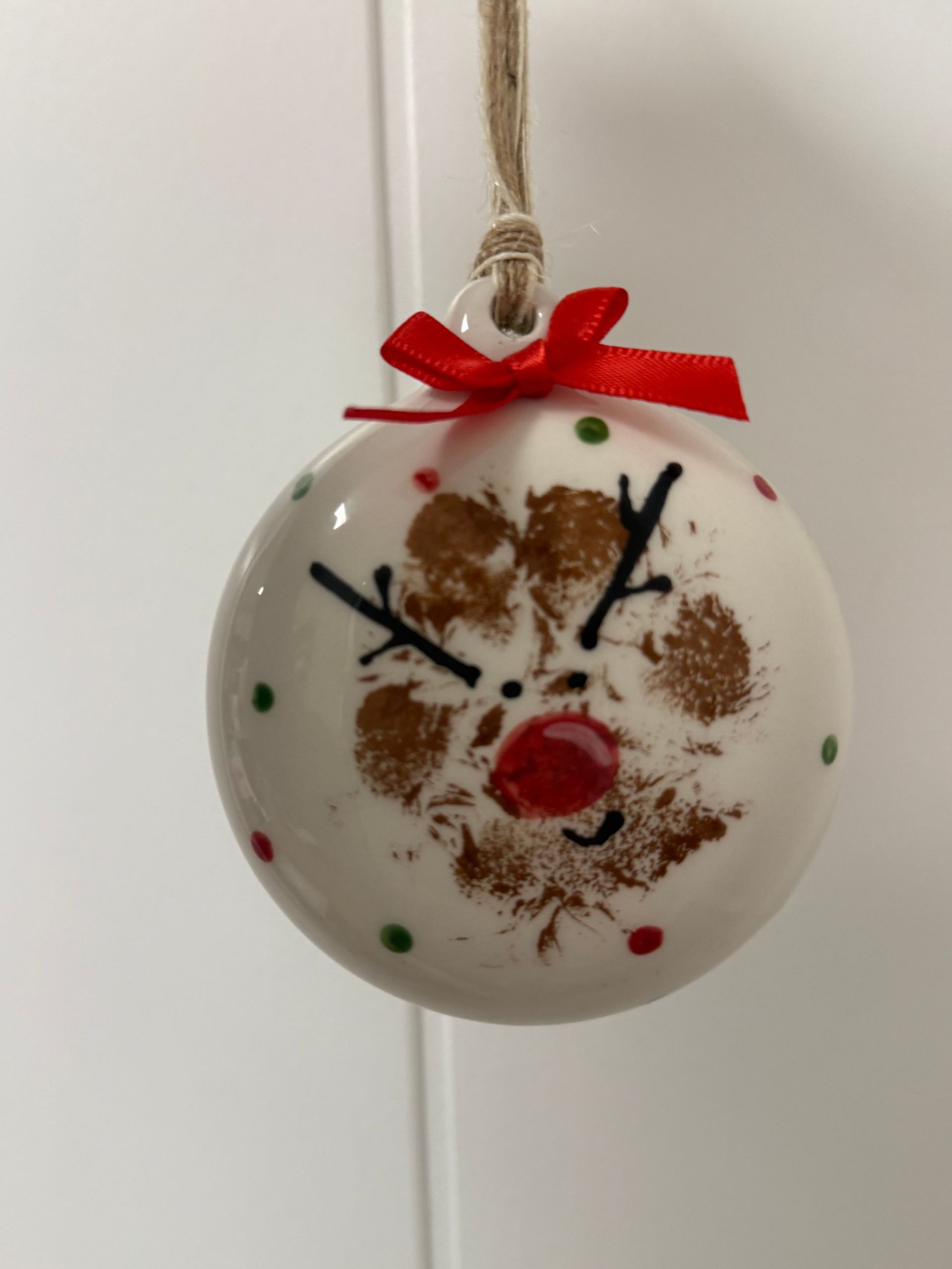 Paw print pottery creation appointment