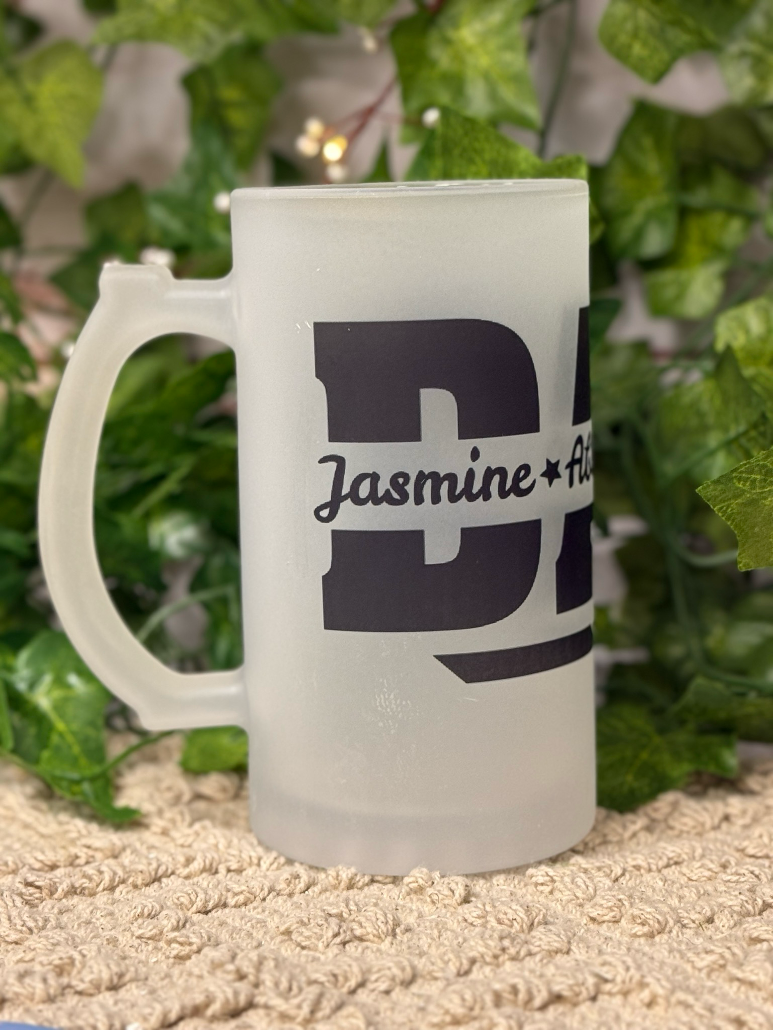 Personalised Glass Tanker