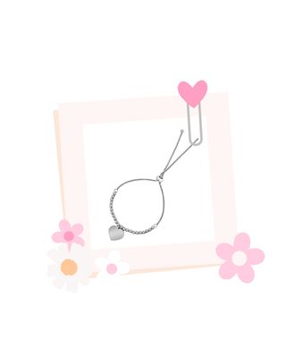'Personalise me' adjustable heart bracelet 'Personalise me' adjustable heart bracelet
