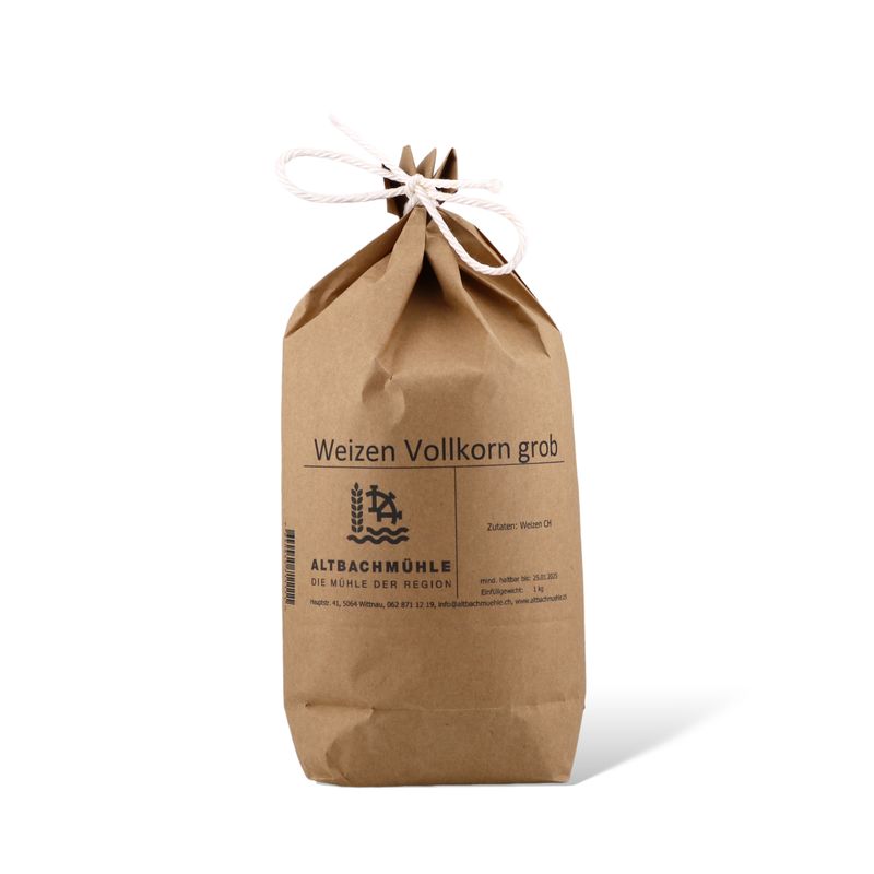 Coarse wholemeal wheat