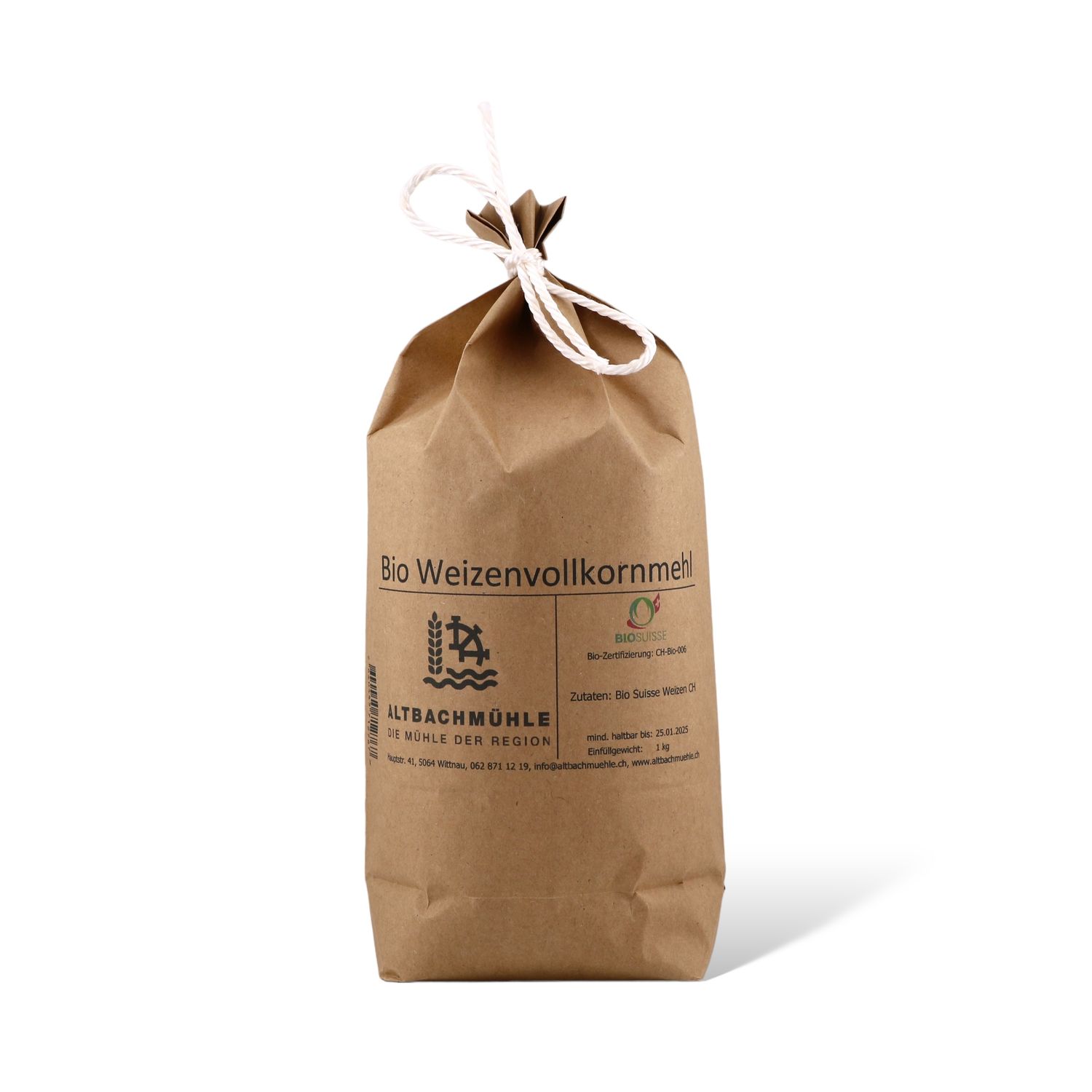 Wholemeal wheat flour BioSuisse