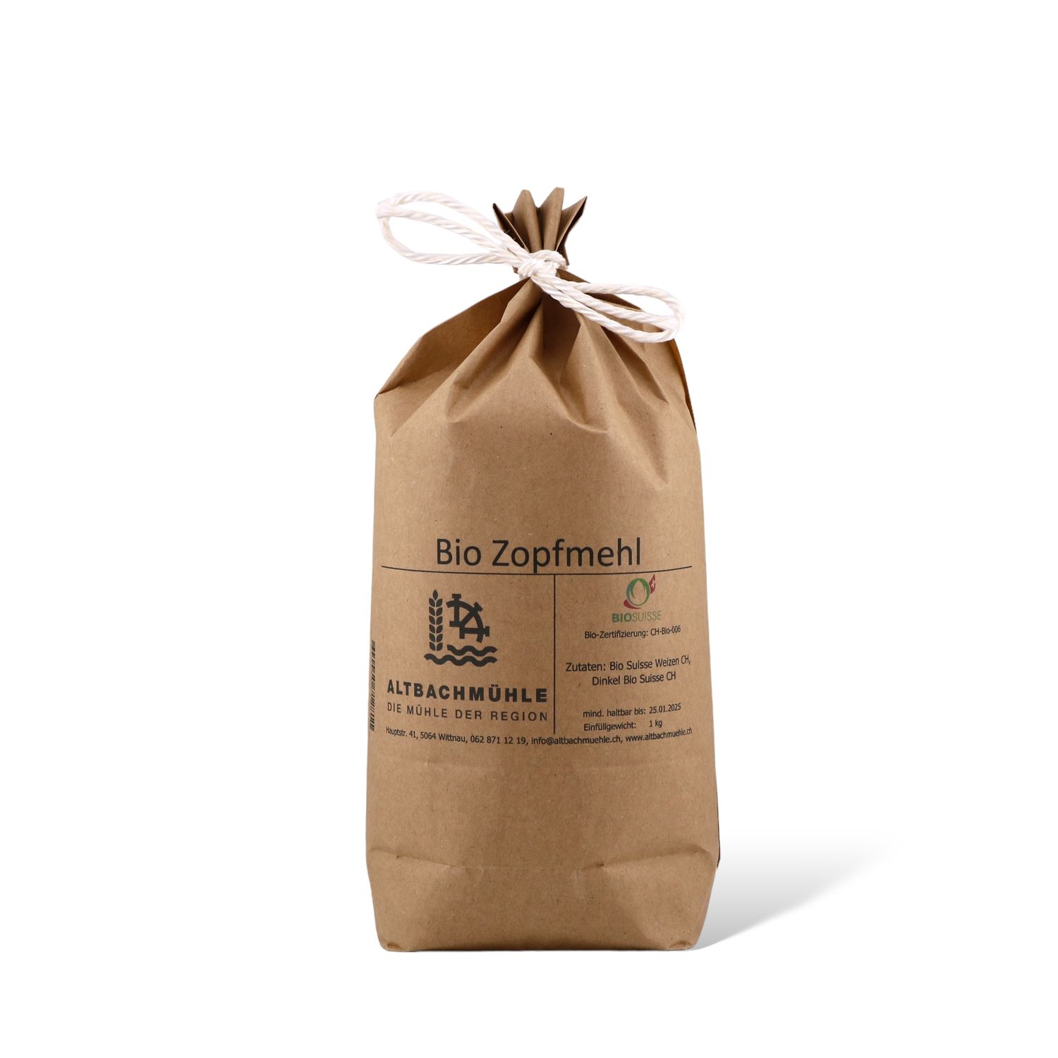 Braid flour BioSuisse
