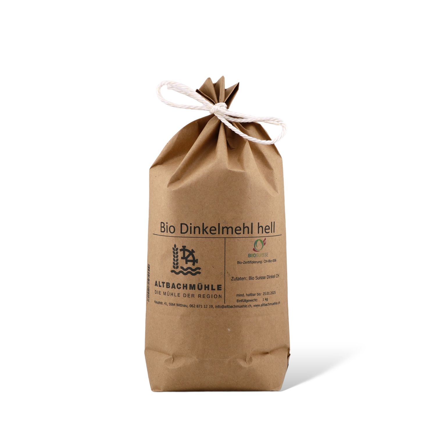 Light spelt flour BioSuisse Type 700