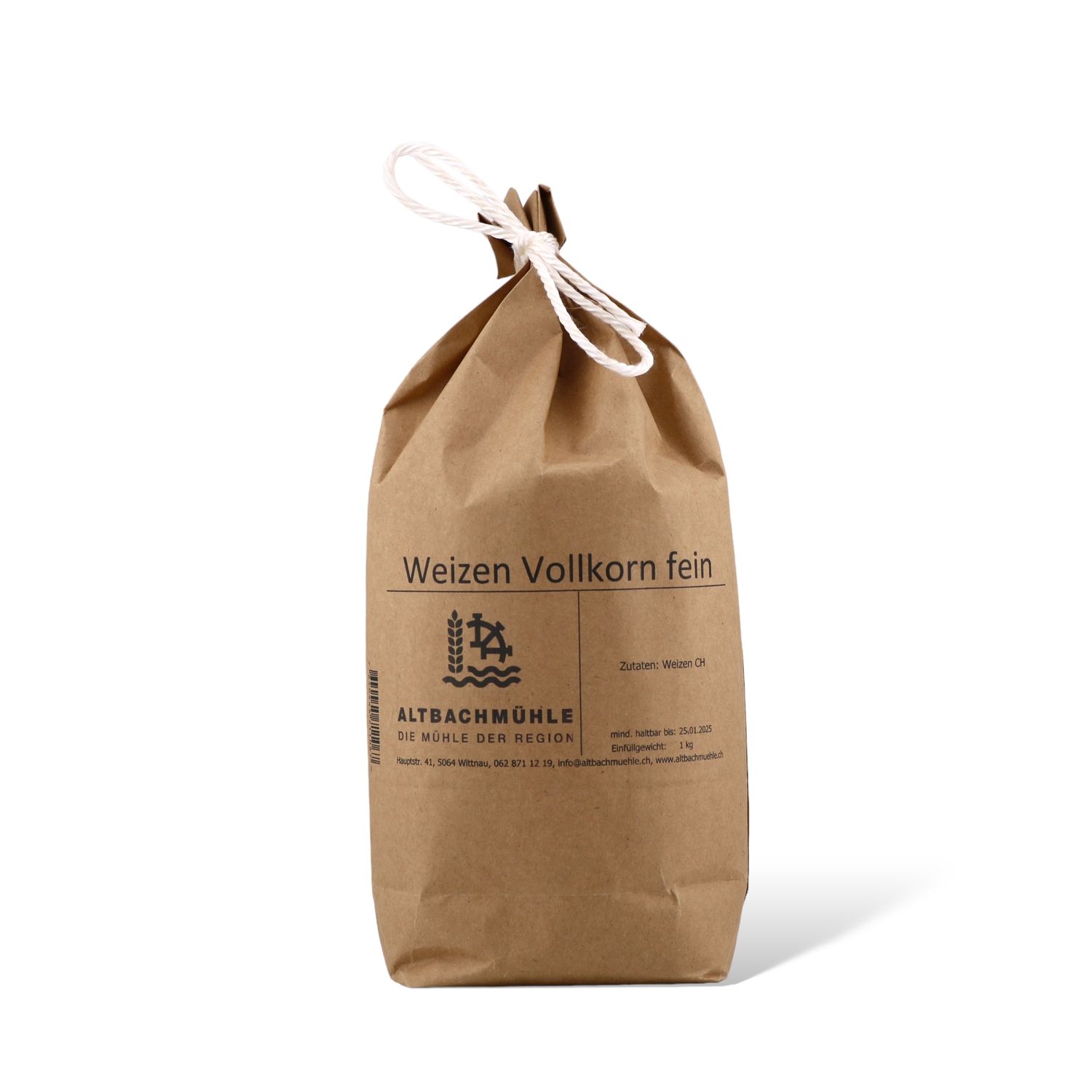 Fine wholemeal wheat