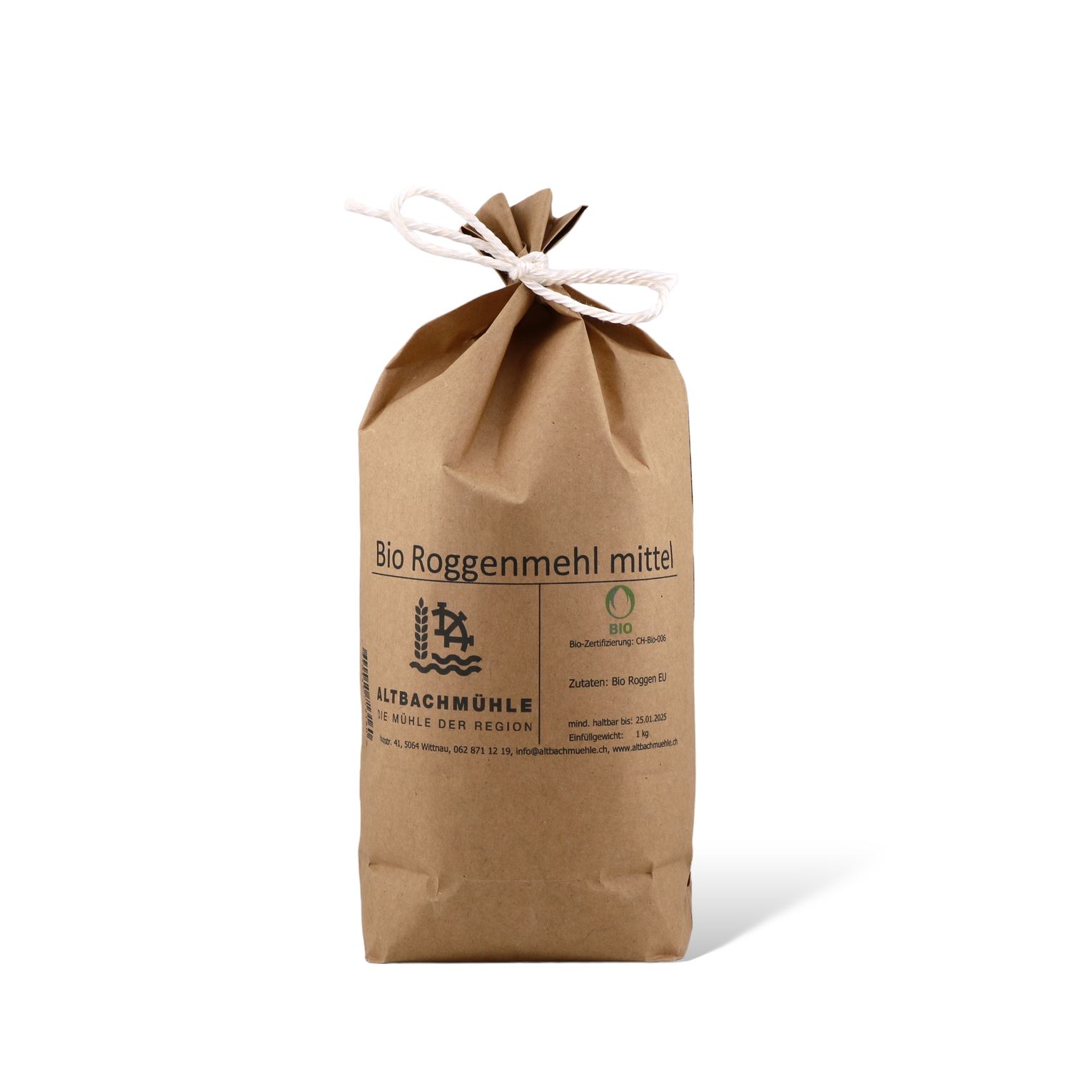 Medium rye flour Organic Type 1100