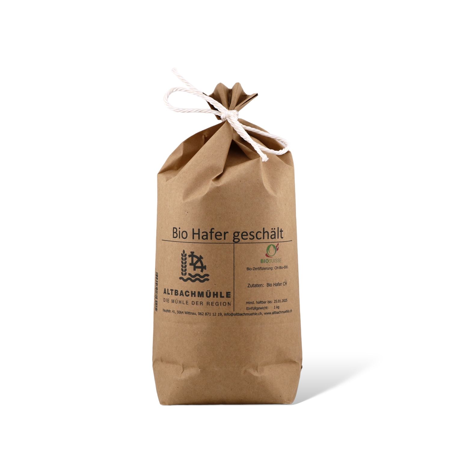 Peeled oats Organic Suisse