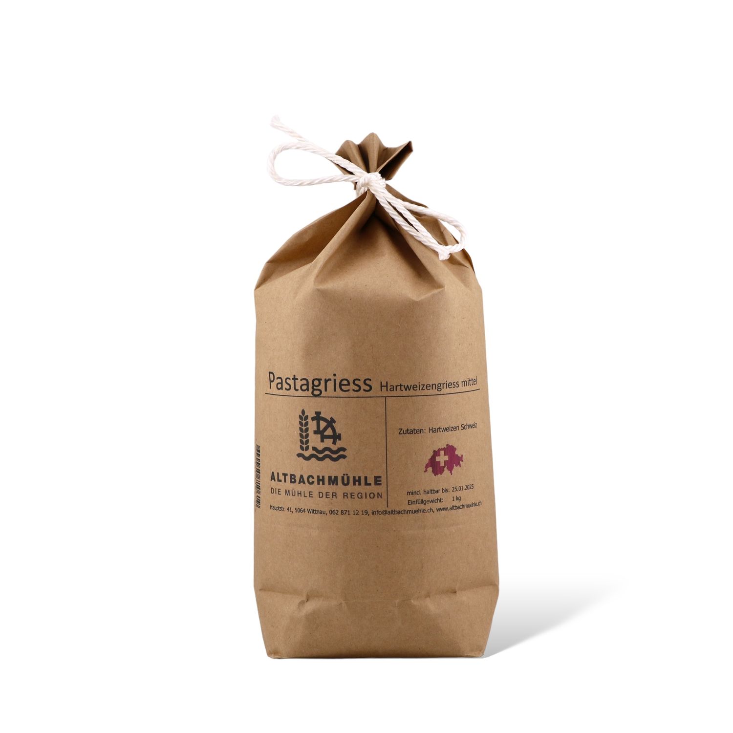 Pasta semolina CH (medium durum wheat semolina)