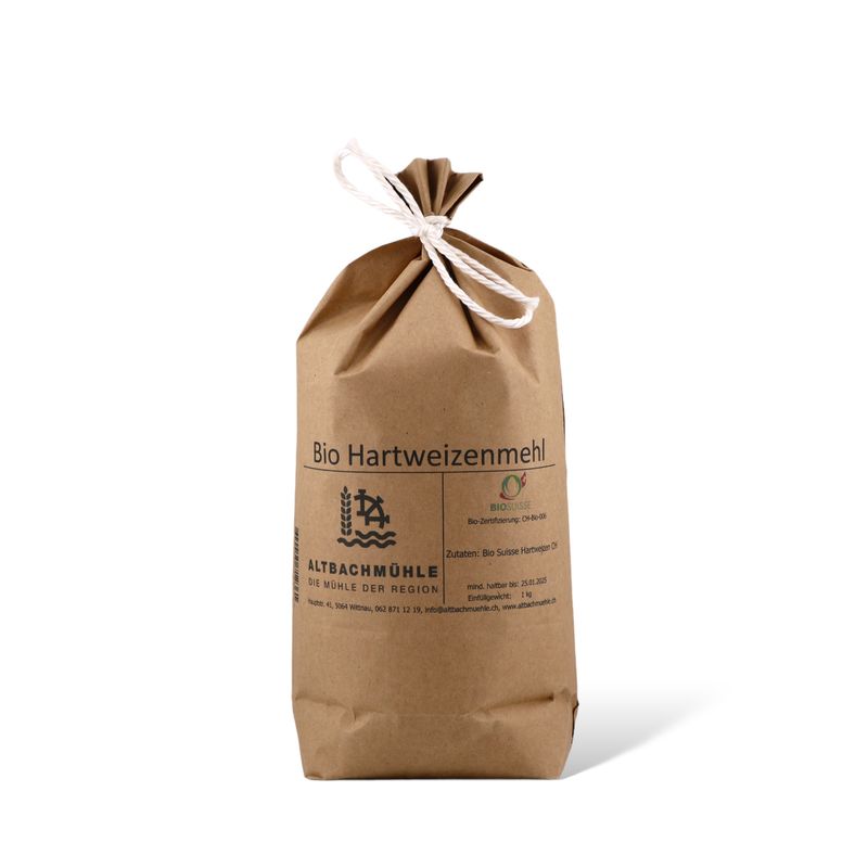 Durum wheat flour BioSuisse (Semola rimacinata)