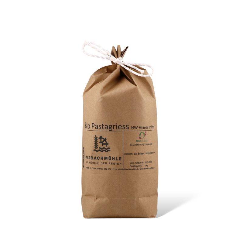Pasta semolina BioSuisse Knospe