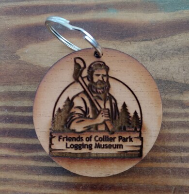 Keychain Logger Friends of Collier Park Logging Museum