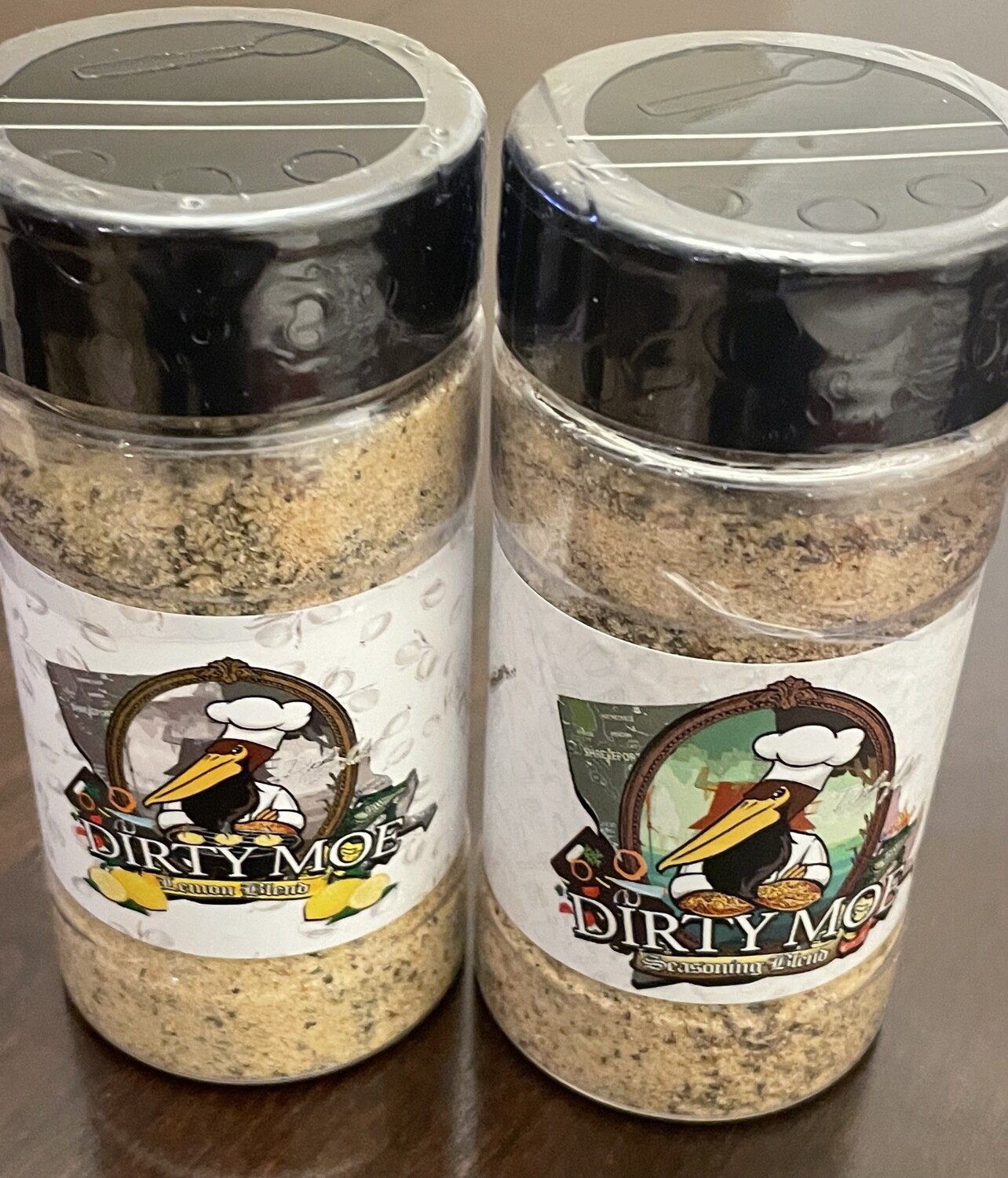 NEW! Dirty Moe Combo Pack ( Original Seasoning Blend &amp; Lemon Blend)