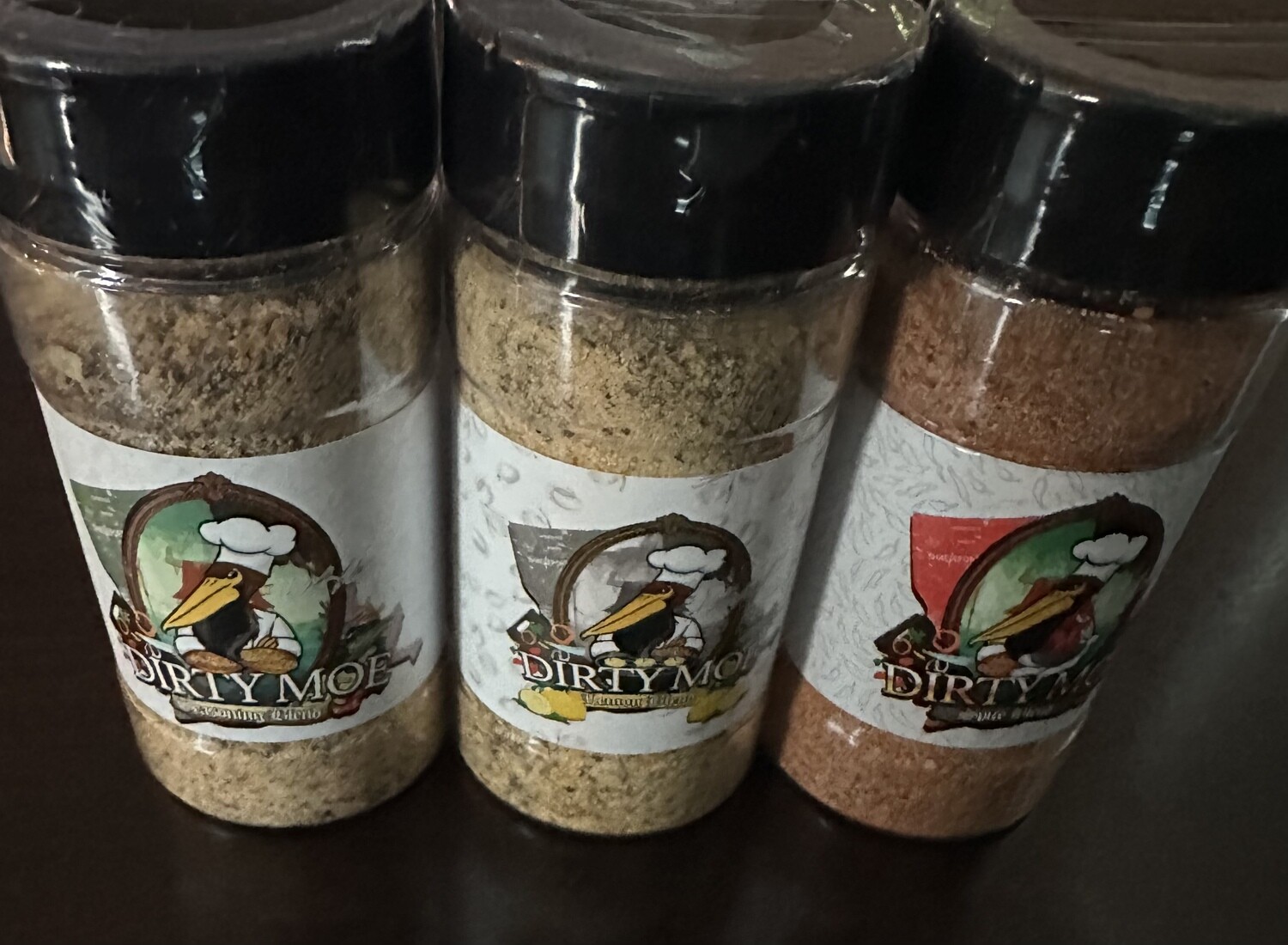 NEW! Dirty Moe Triple Bundle (Original Seasoning Blend, Lemon Blend &amp; Spice Blend)