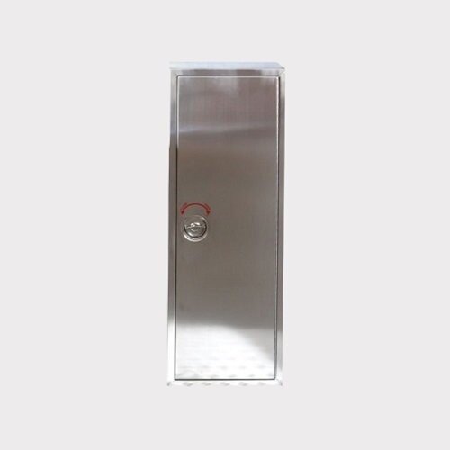 Brandblusserkast RVS 350 x 250 x 800 mm