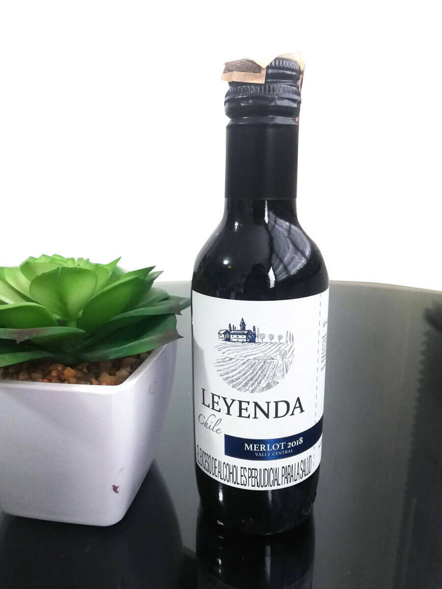VINO LEYENDA MERLOT 187ML