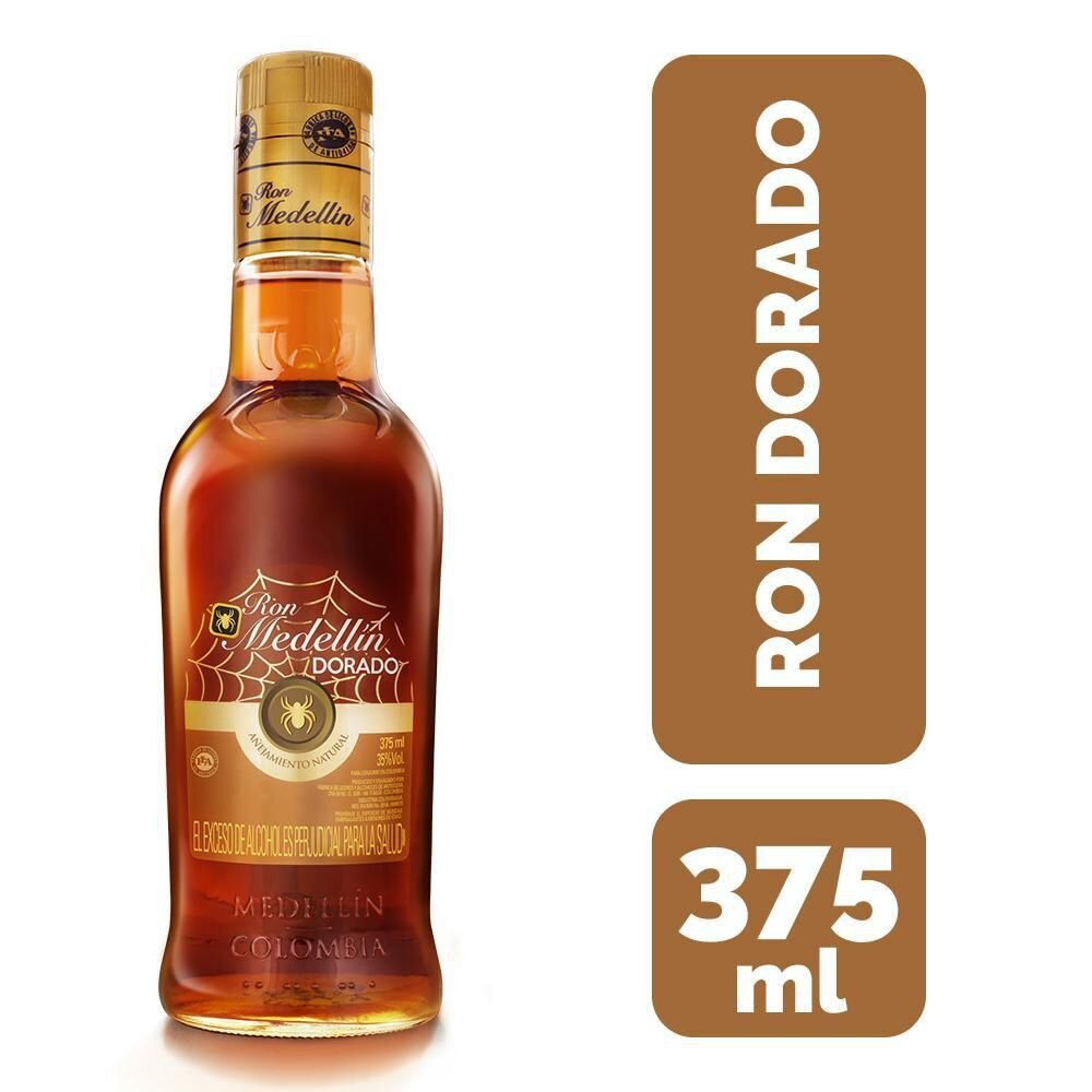 RON MEDELLIN DORADO 375ML