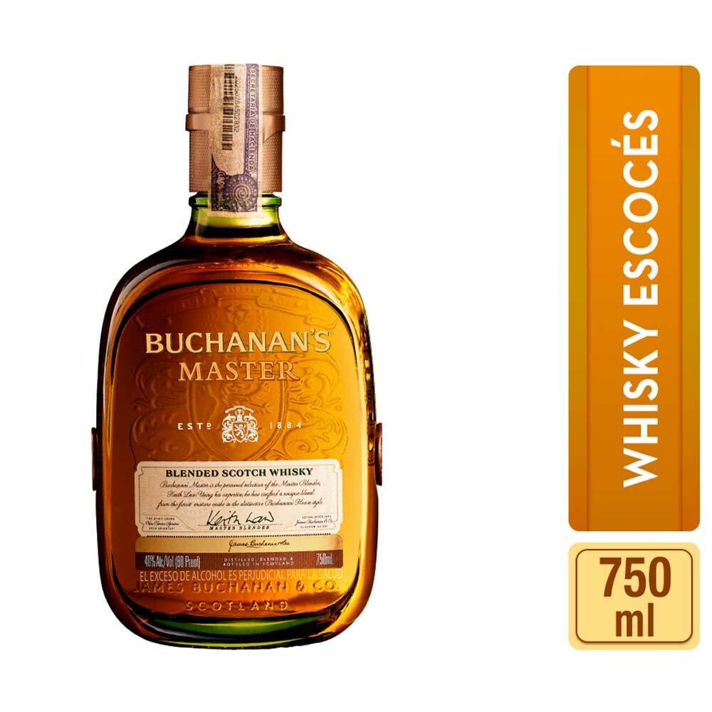 WHISKY BUCHANANS MASTER 750ML