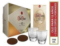 PACK WHISKY OLD PARR 750 VASOS