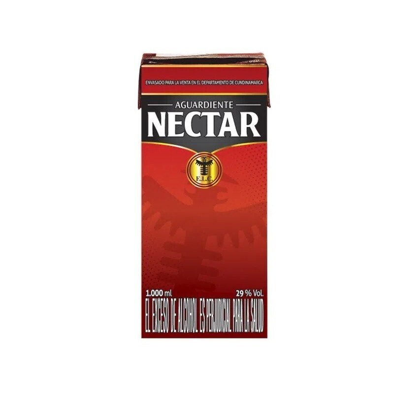 AGUARDIENTE NECTAR ROJO 1000CC