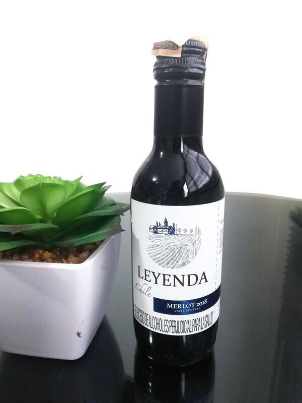 VINO LEYENDA MERLOT 187ML