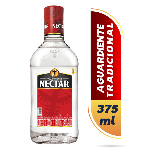 AGUARDIENTE NECTAR ROJO 375CC