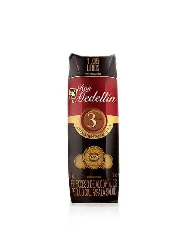 RON MEDELLIN 3A 1050ML TETRA