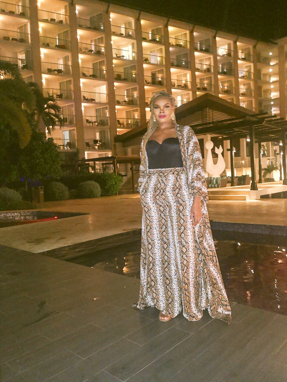 Morocco Kaftan Set - Brown