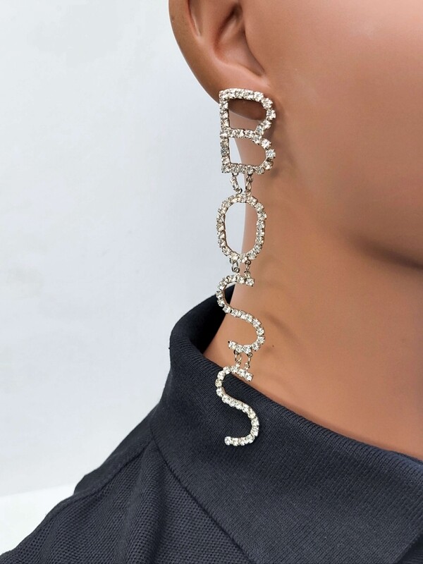 B.O.S.S drop earring