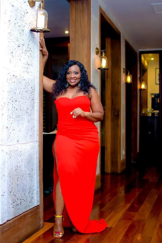 Kay Corset Gown 2 piece set