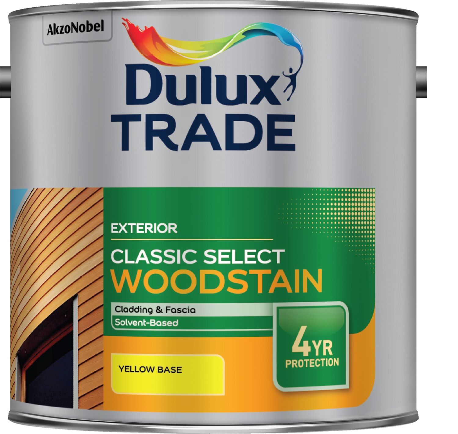 DULUX TRADE CLASSIC SELECT W/STAIN YELLOW BS 2.5L