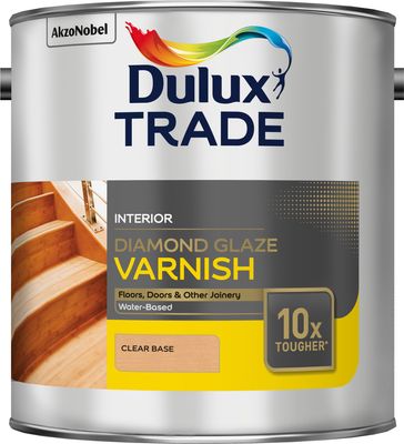 DULUX TRADE DIAMOND GLAZE VARNISH CLEAR BS 2.5L