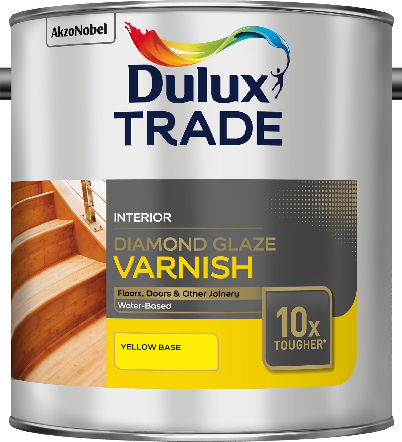DULUX TRADE DIAMOND GLAZE VARNISH YELLOW BS 2.5L