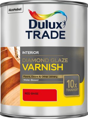 DULUX TRADE DIAMOND GLAZE VARNISH RED BS 1L