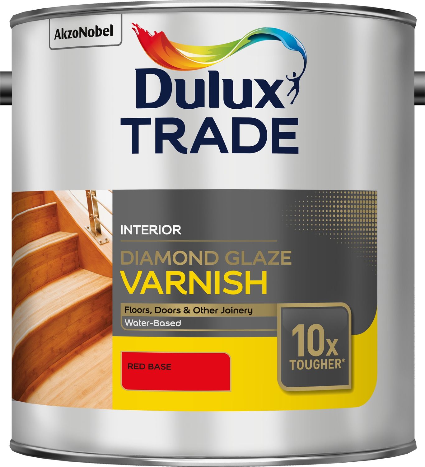 DULUX TRADE DIAMOND GLAZE VARNISH RED BS 2.5L