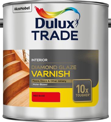 DULUX TRADE DIAMOND GLAZE VARNISH RED BS 2.5L