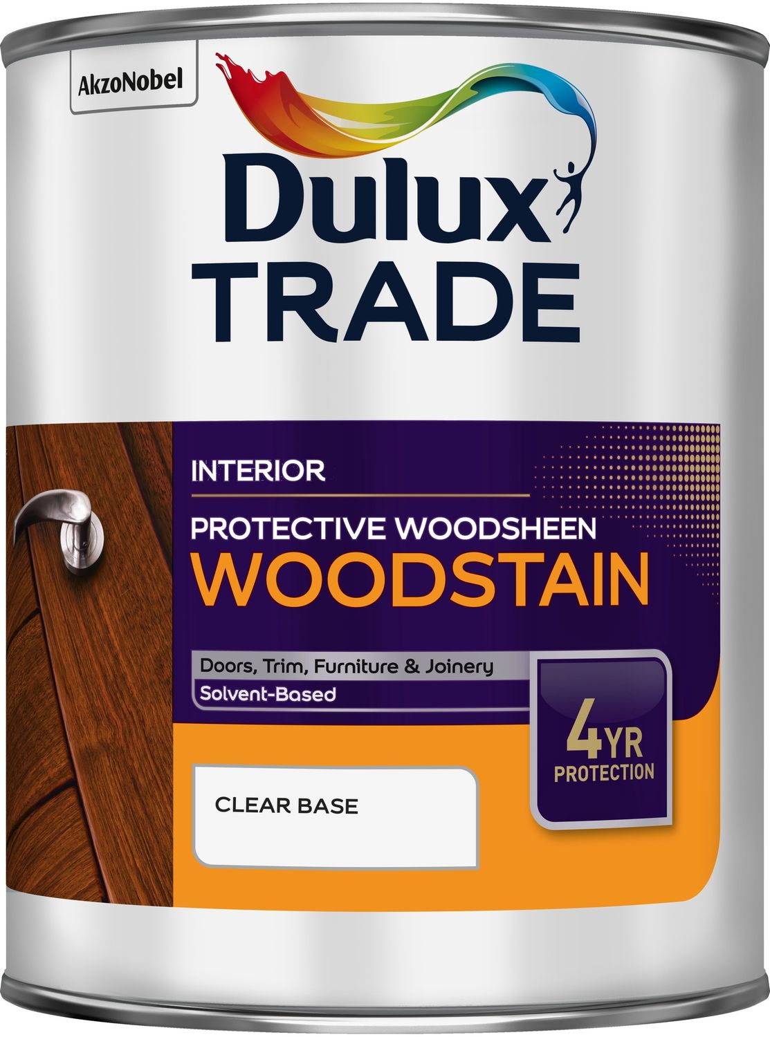DULUX TRADE PROT WOODSHEEN CLEAR BS 1L